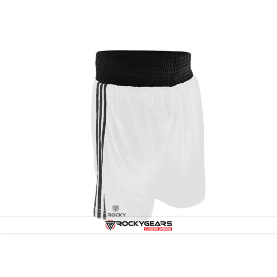 white boxing shorts