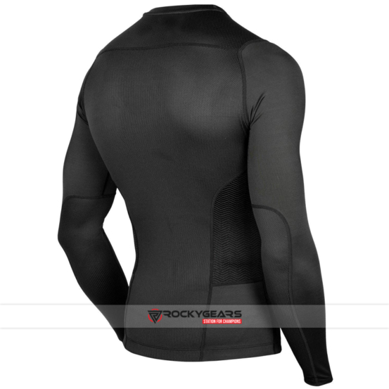 Black Rash Guard back