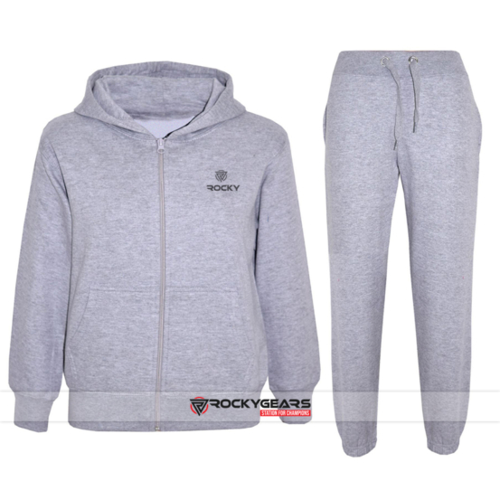 Grey Hoodie Track Suit